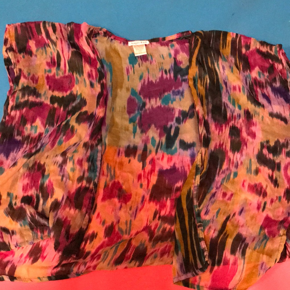 Aagie girl colorful cardigan